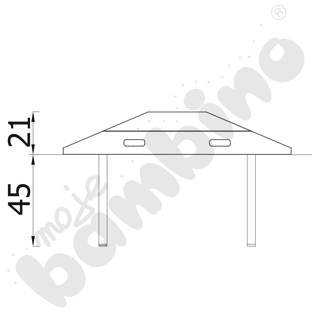 Mostek skośny  Terra z kotwami