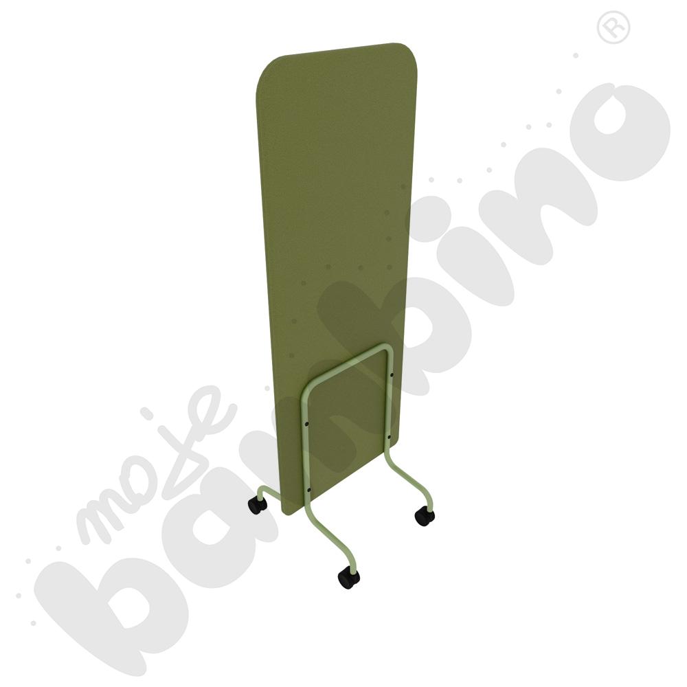 Parawan Versa 60x170 cm z kółkami na twardą powierzchnię, stelaż oliwkowy, tkanina BD17 Parawan Versa 60x170 cm z kółkami na twardą powierzchnię, stelaż oliwkowy, tkanina BD17