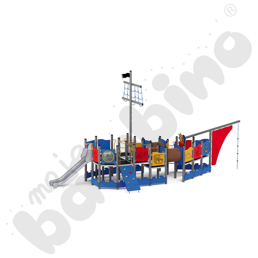 Statek Magellana, metalowe słupy