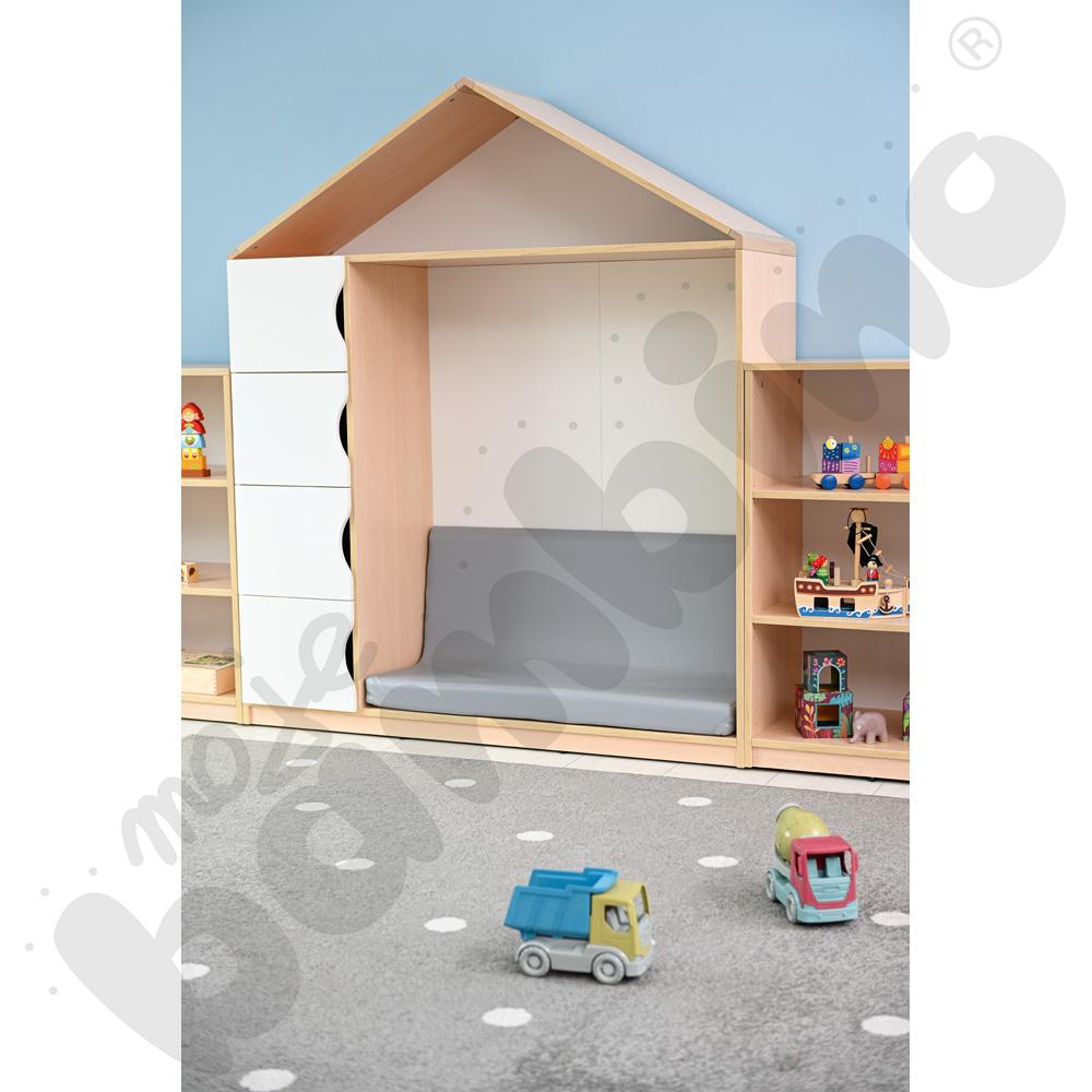 Biblioteczka-domek Feria - klon jasny