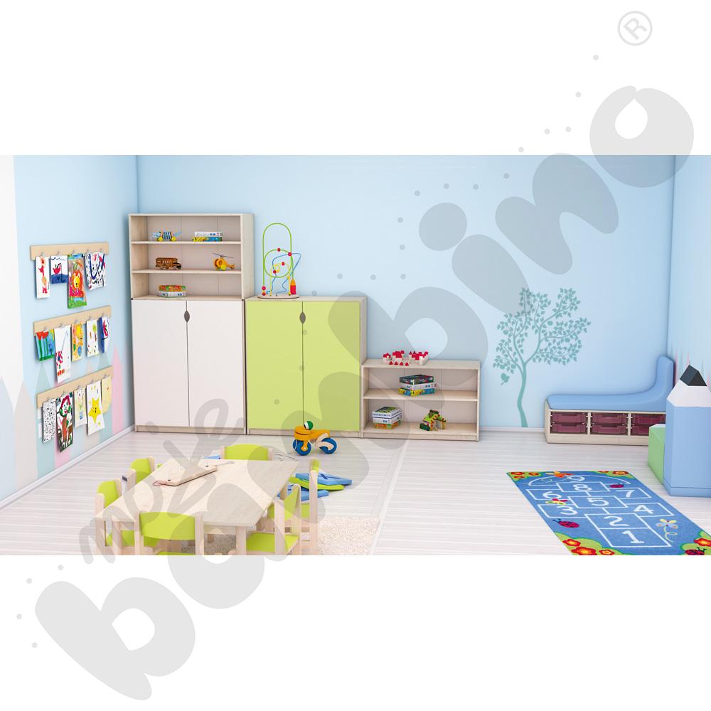 Szafka Feria z półkami mała, klon jasny