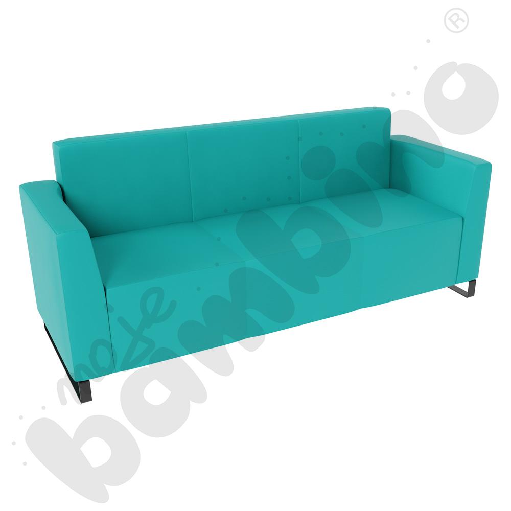 Sofa Universum 3-os. wys. 82 cm, 2 boki niskie, tkanina MT11