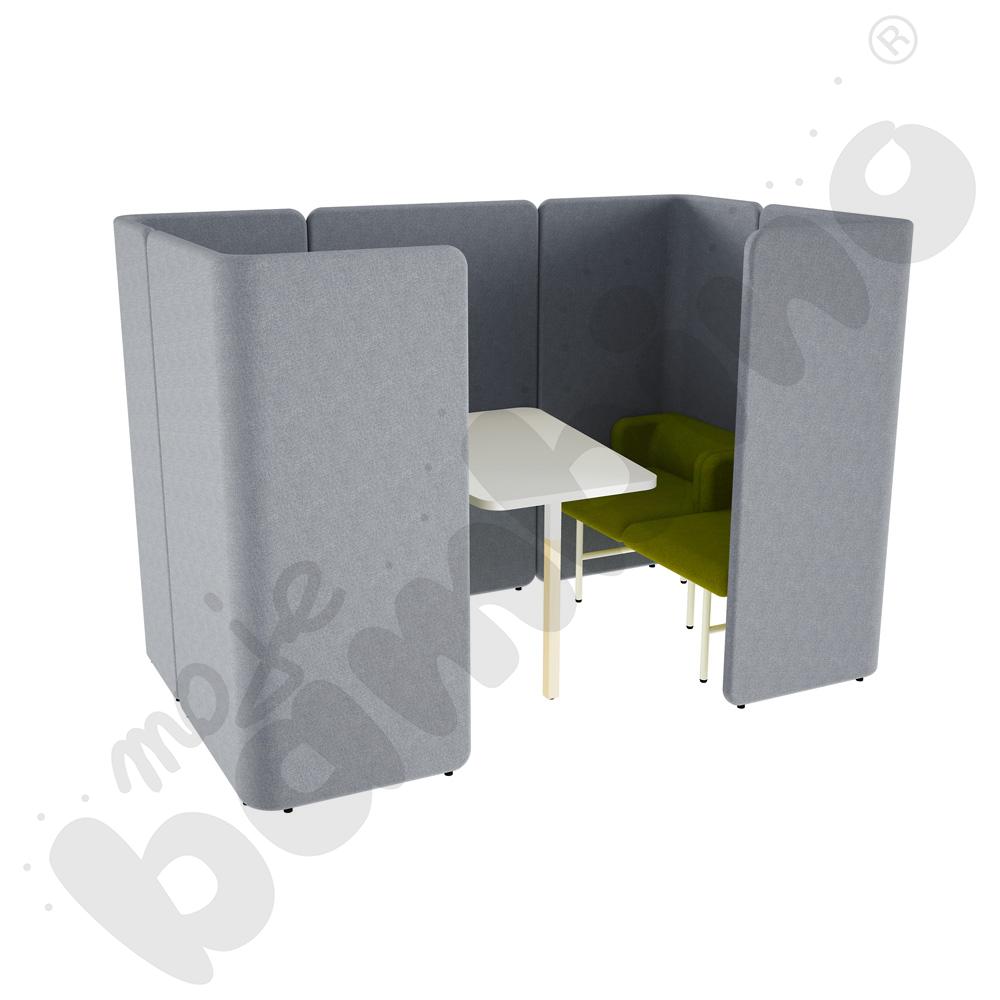 Box Agora z fotelami i stolikiem