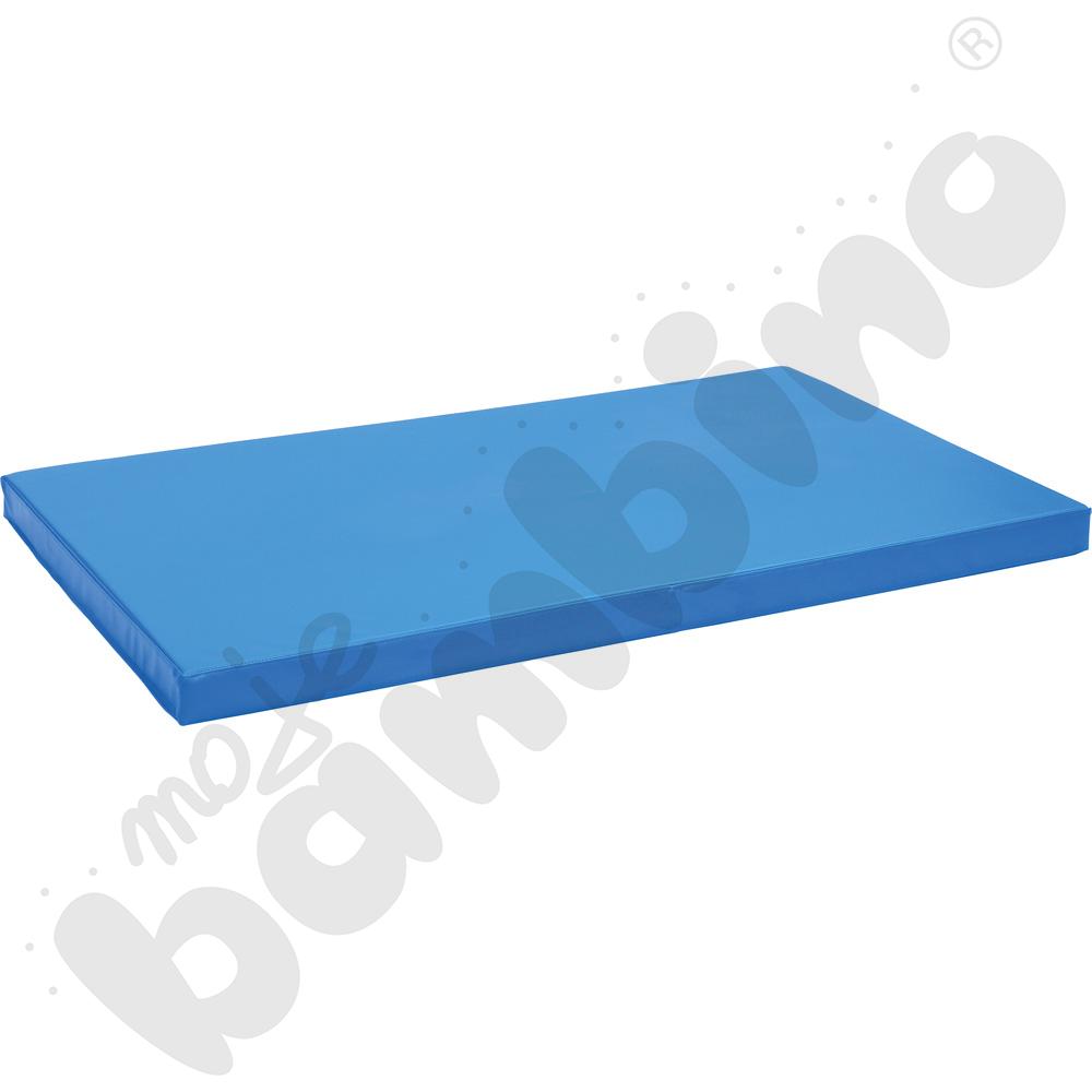 Materac antypoślizgowy wym. 150 x 90 x 8 cm niebieski - MED