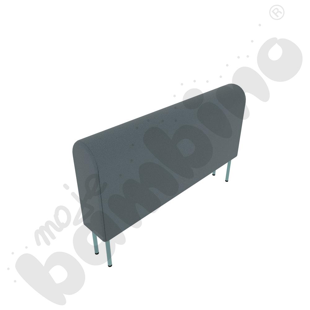Moduł Versa 120x20x74 cm z plastikowymi stopkami, stelaż turkusowy, tkanina BD13