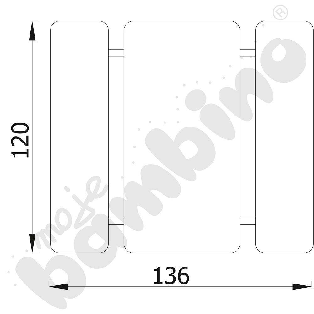 Stolik z ławkami Mikrus