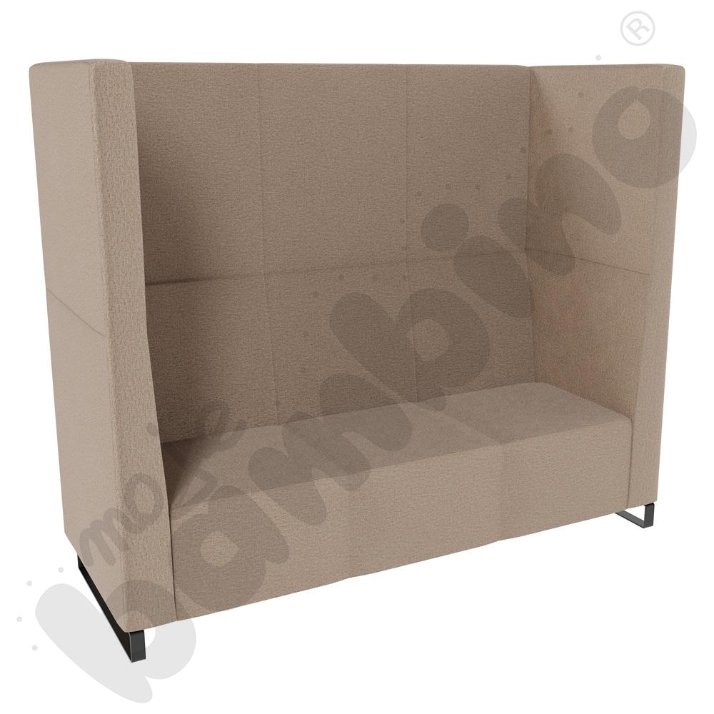 Sofa Universum 3-os. wys. 163 cm, 2 boki wysokie, tkanina KG34