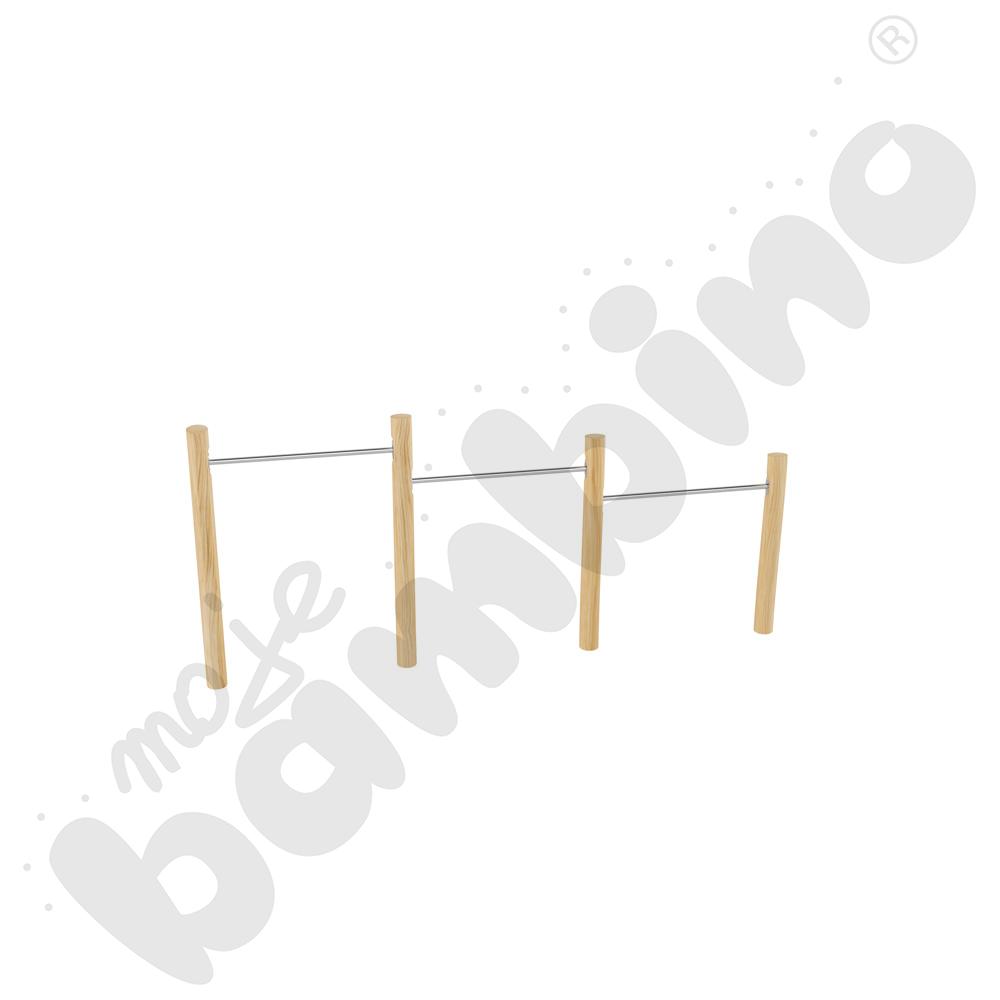 Robinio - drążki gimnastyczne potrójne