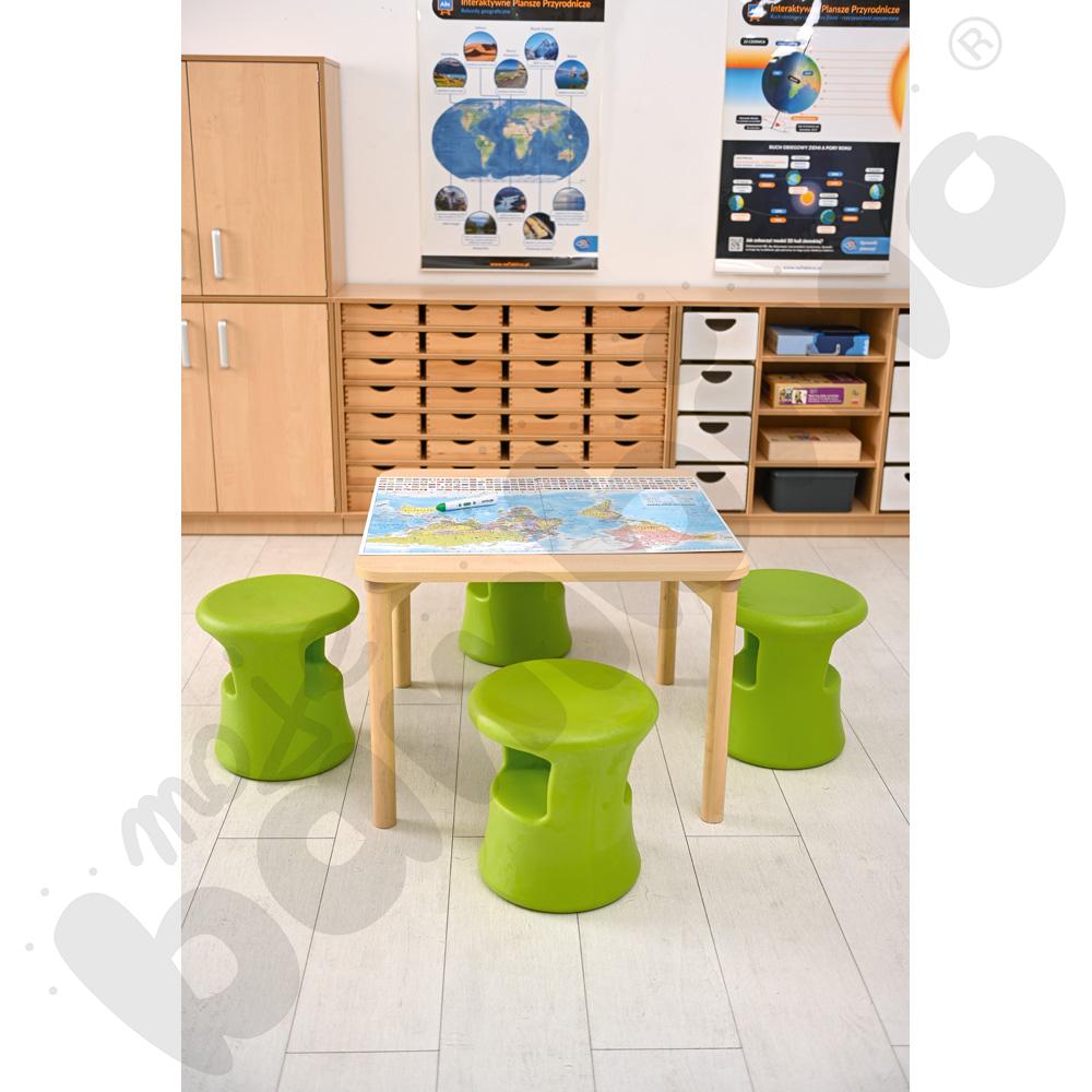 Taboret zielony