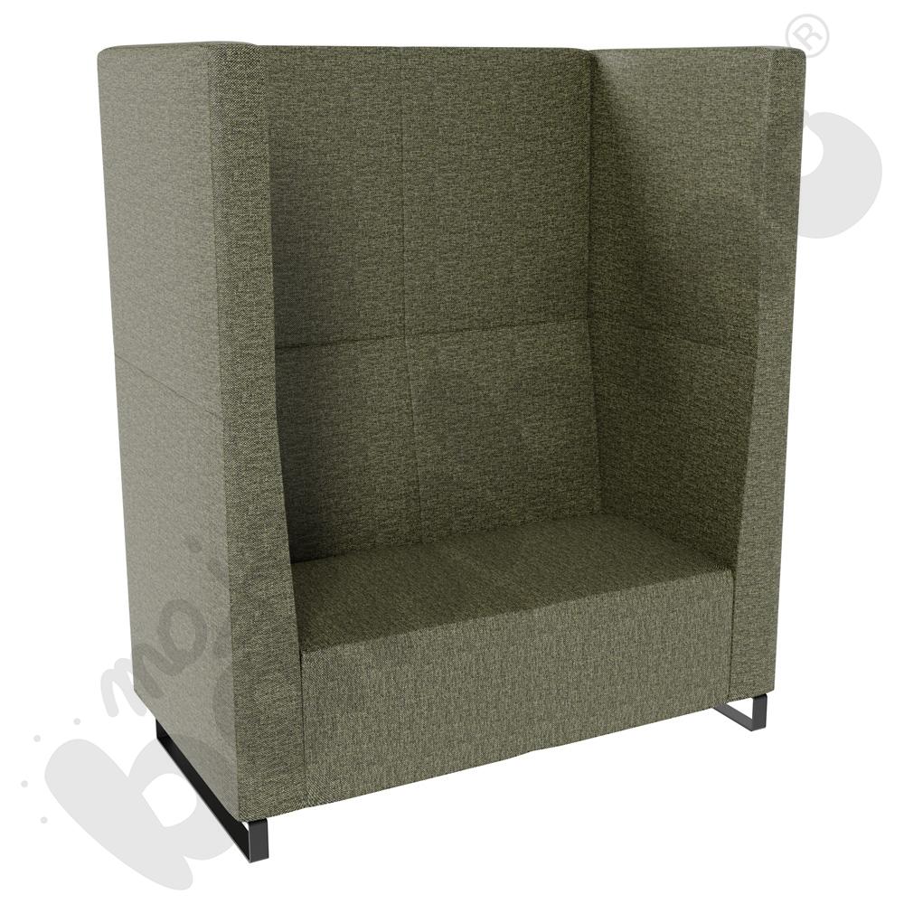 Sofa Universum 2-os. wys. 163 cm, 2 boki wysokie, tkanina RO27