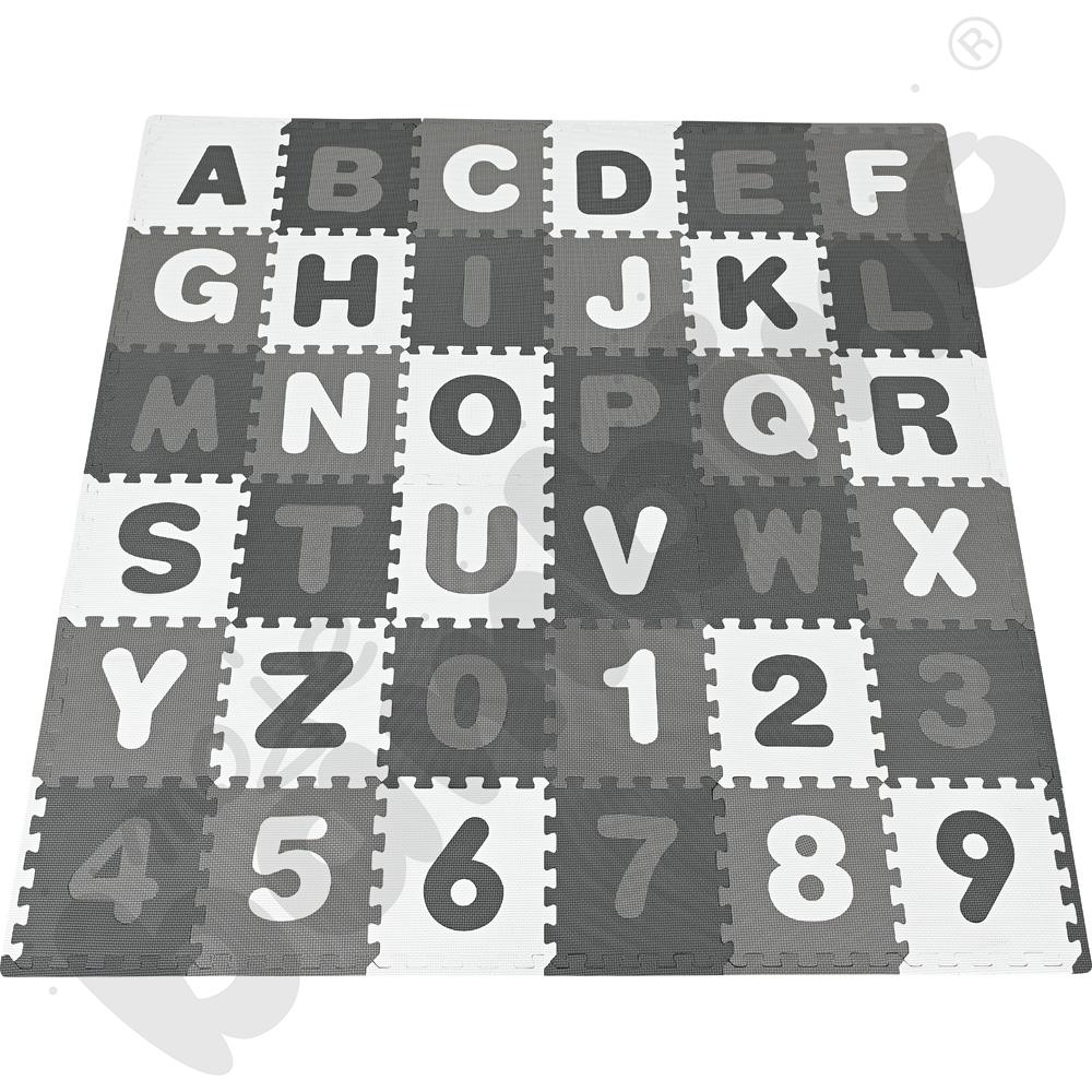 Mata-puzzle - alfabet i cyferki