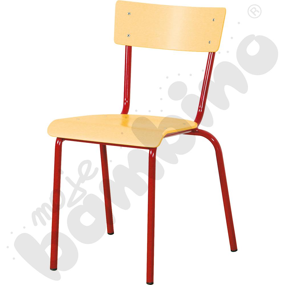 Krzesło D rozm. 4 czerwone