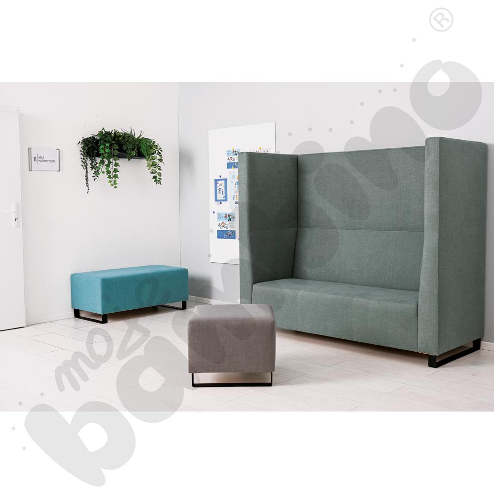 Sofa Universum 3-os. wys. 163 cm, 2 boki wysokie, tkanina KG01