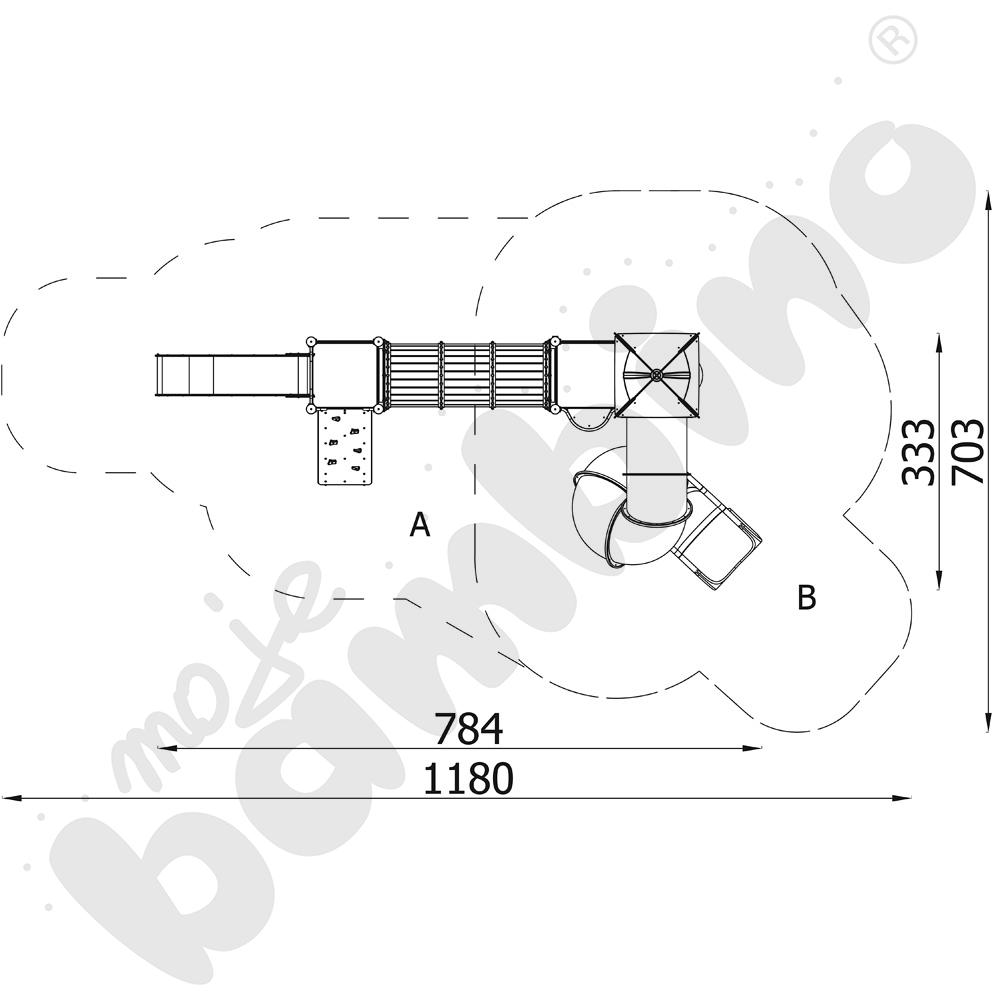 Orbis - zestaw 11367, drewniane słupy