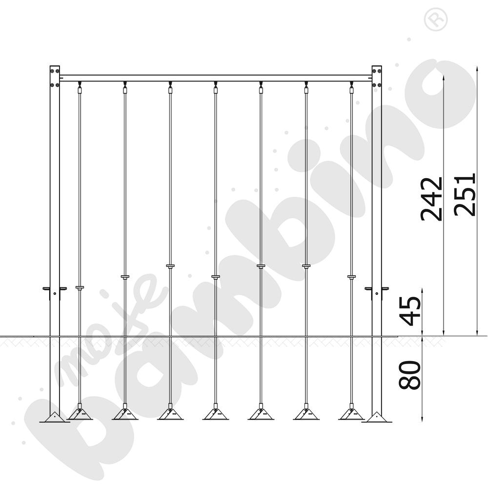 NinjaWorkout Starter - Liny pionowe