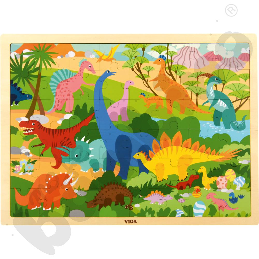 Puzzle Dinozaury, 48 elem.
