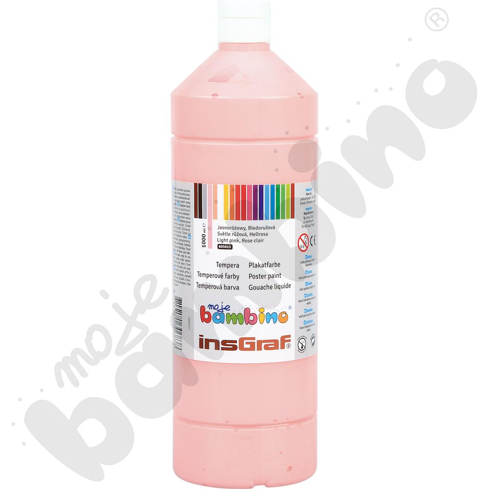 Tempera 1000 ml - jasnoróżowa