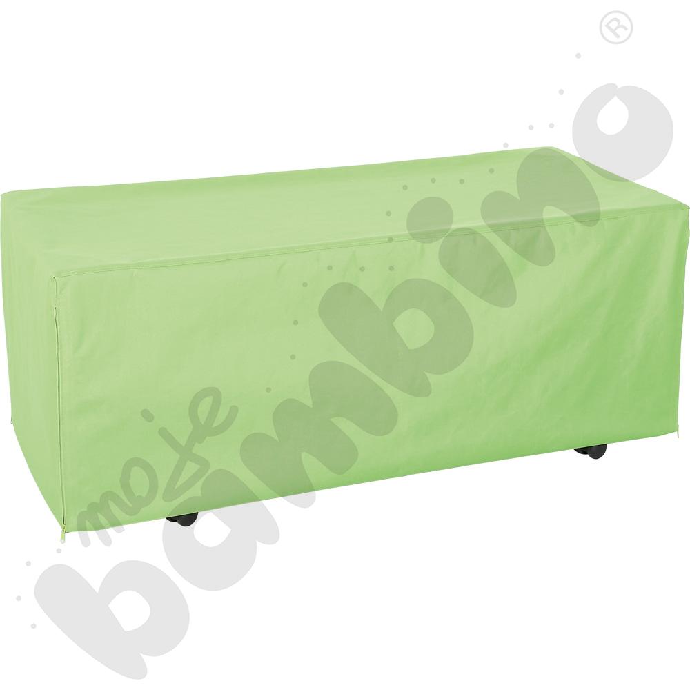 Pokrowiec na łóżeczko przedszkolne - zielony