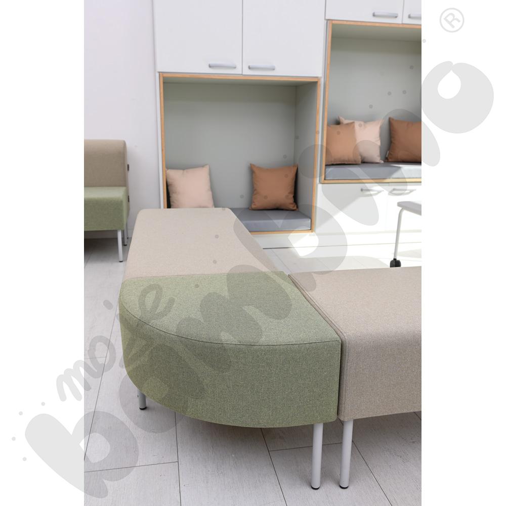 Narożnik Versa 50x50 cm z plastikowymi stopkami, stelaż jasnoszary, tkanina RO27 Narożnik Versa 50x50 cm z plastikowymi stopkami, stelaż jasnoszary, tkanina RO27
