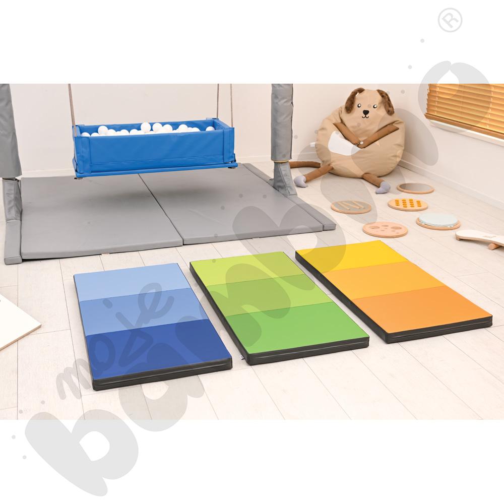 Materac 120 x 60 - odcienie zielonego
