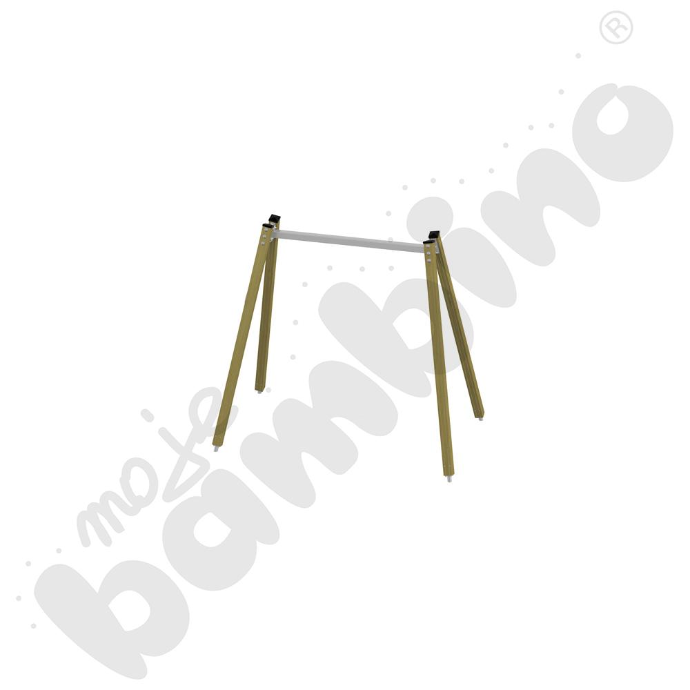 Huśtawka pojedyncza drewniana Triangulo/ bez zawiesi