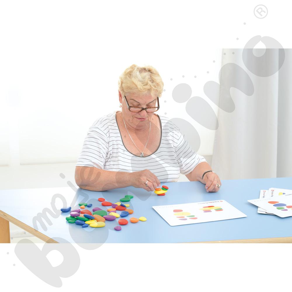 Tęczowe kamyczki do zabaw kreatywnych