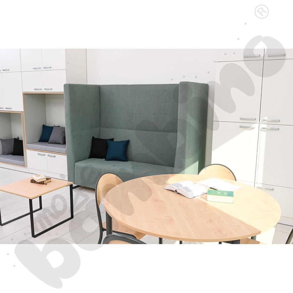 Sofa Universum 3-os. wys. 163 cm, 2 boki wysokie, tkanina KG01
