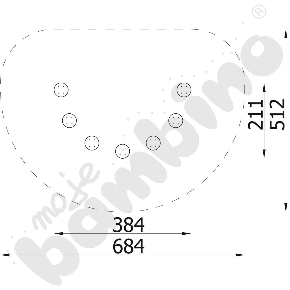 NinjaWorkout Starter - Platformy na słupku