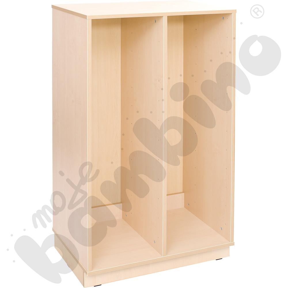 Szafka Flexi XL na plastikowe pojemniki - na cokole - 2 kolumny