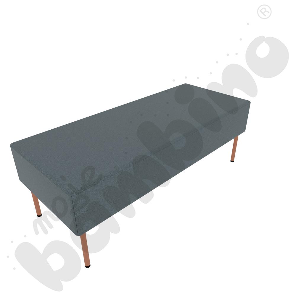 Pufa Versa 120x50 cm z plastikowymi stopkami, stelaż łososiowy, tkanina BD13 Pufa Versa 120x50 cm z plastikowymi stopkami, stelaż łososiowy, tkanina BD13