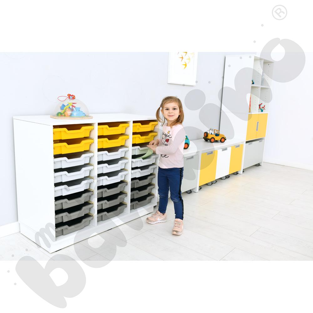 Quadro - zestaw 158, biała skrzynia