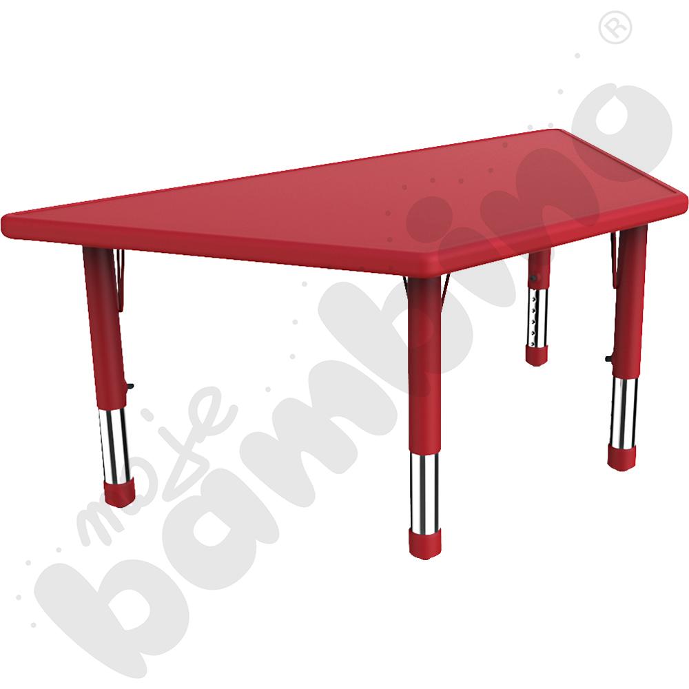Stół Dumi trapezowy - czerwony