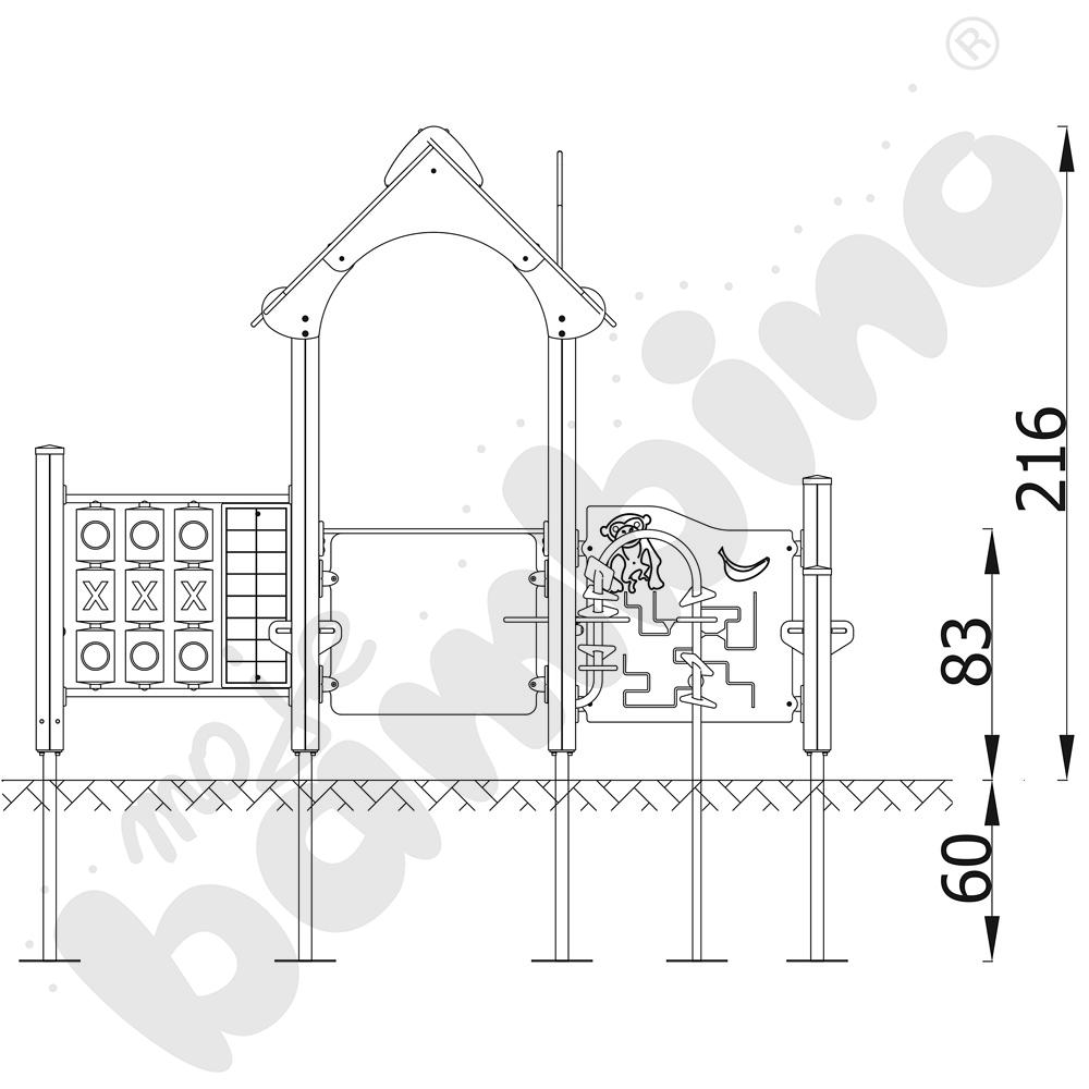 Quadro Baby - midi domek