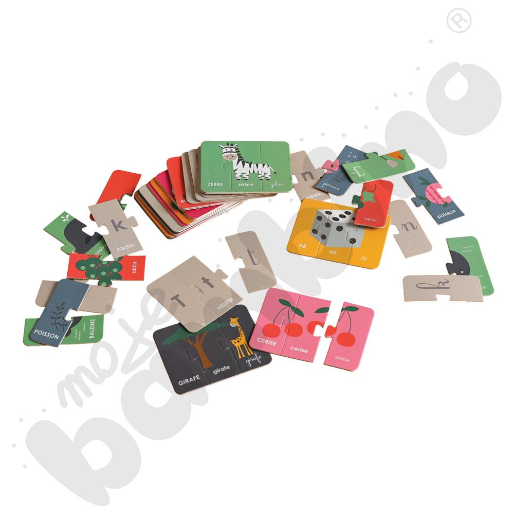 LOGI miniBot - puzzle alfabet - w języku francuskim