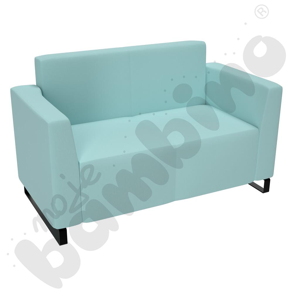 Sofa Universum 2-os. wys. 82 cm, boki niskie, tkanina KG09