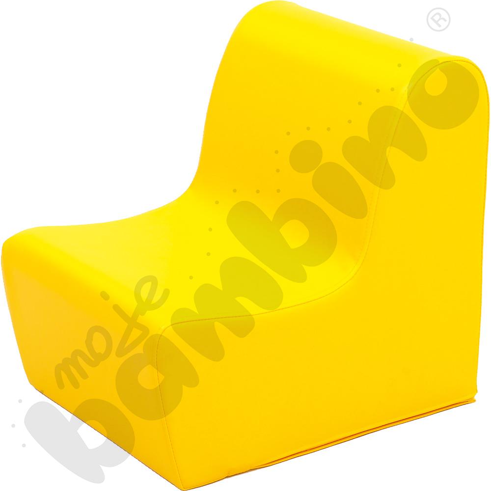 Mały fotelik żółty
