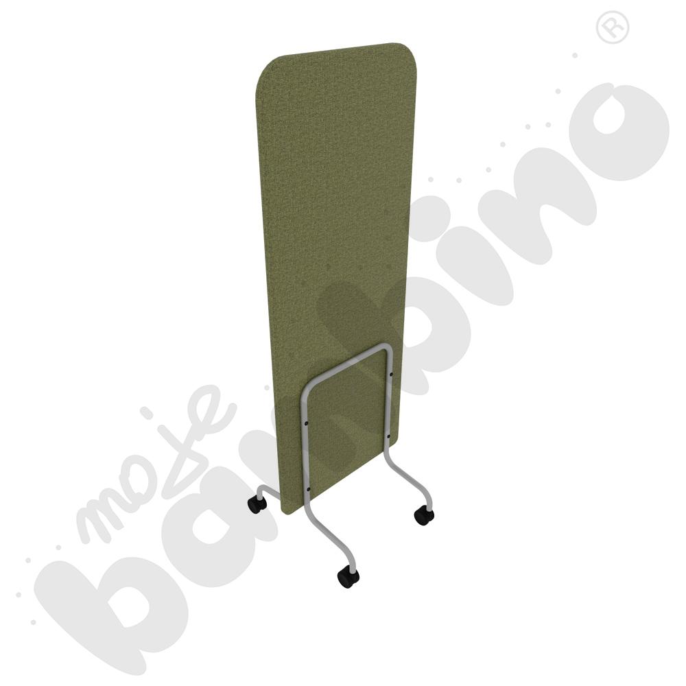 Parawan Versa 60x170 cm z kółkami na twardą powierzchnię, stelaż jasnoszary, tkanina RO27 Parawan Versa 60x170 cm z kółkami na twardą powierzchnię, stelaż jasnoszary, tkanina RO27