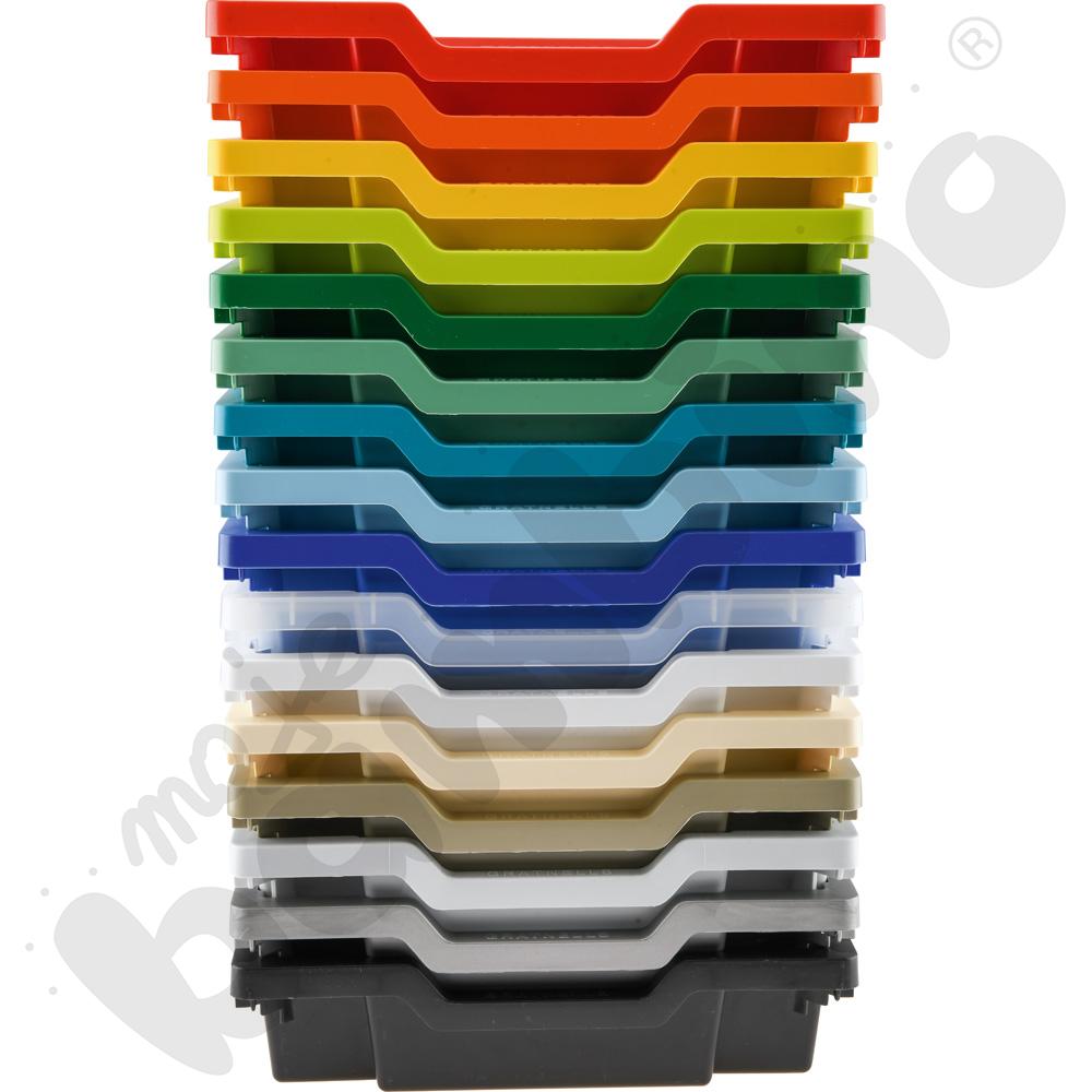 Pojemnik płytki 1 - beżowy