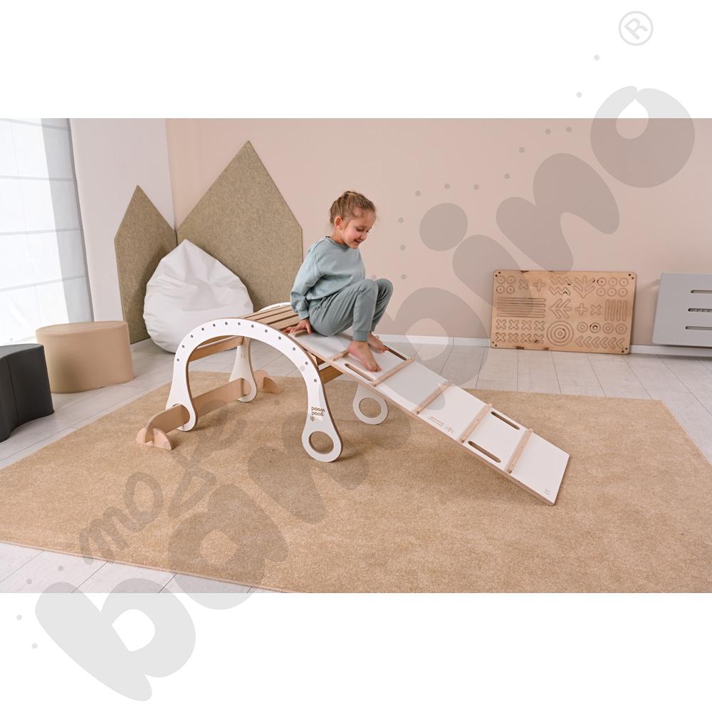 Drewniana drabinka Good Wood - biała - MED Drewniana drabinka Good Wood - biała - MED