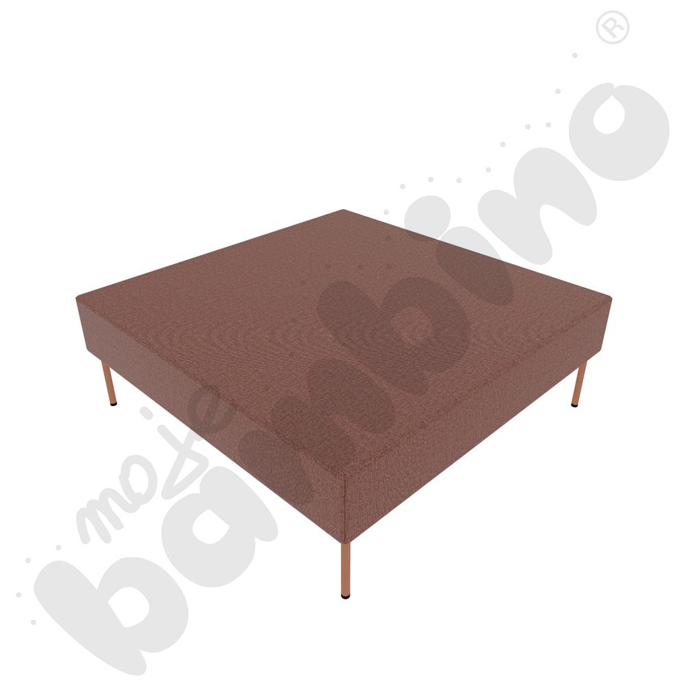 Pufa Versa 120x120 cm z filcowymi stopkami, stelaż łososiowy, tkanina RO11 Pufa Versa 120x120 cm z filcowymi stopkami, stelaż łososiowy, tkanina RO11