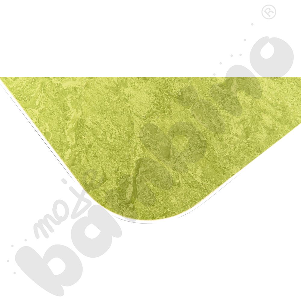 Cichy blat Plus prostokątny, 80 x 140 - zielony