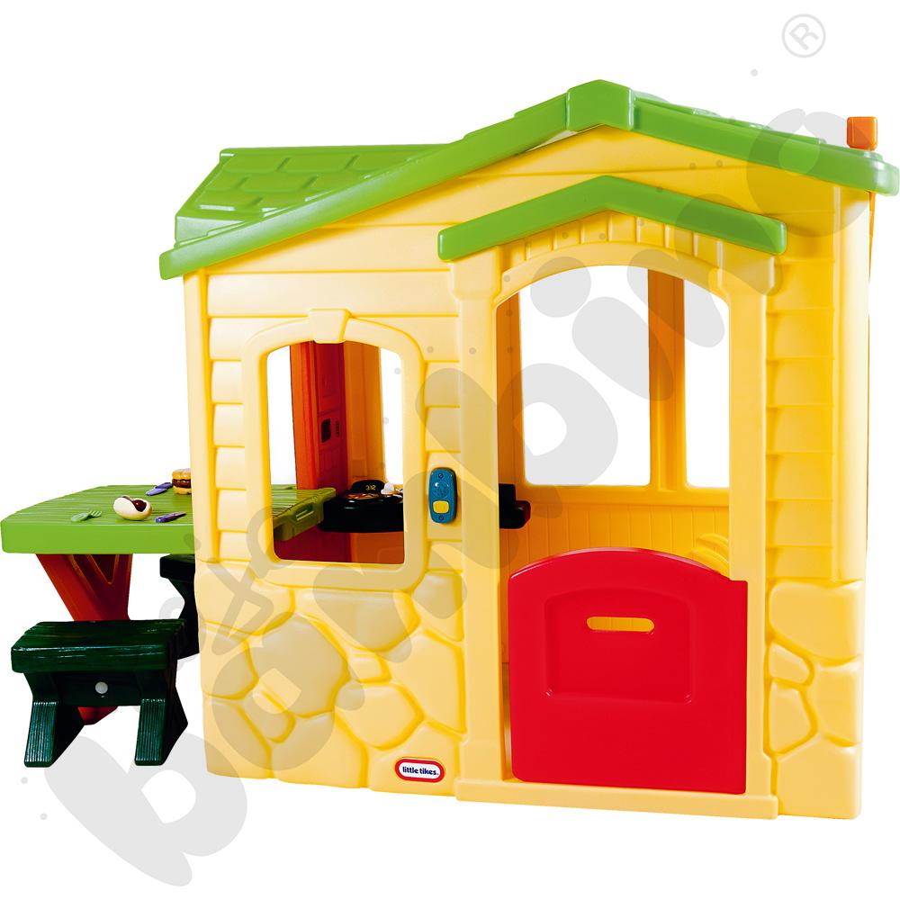 Domek z patio naturalny Domek z patio naturalny