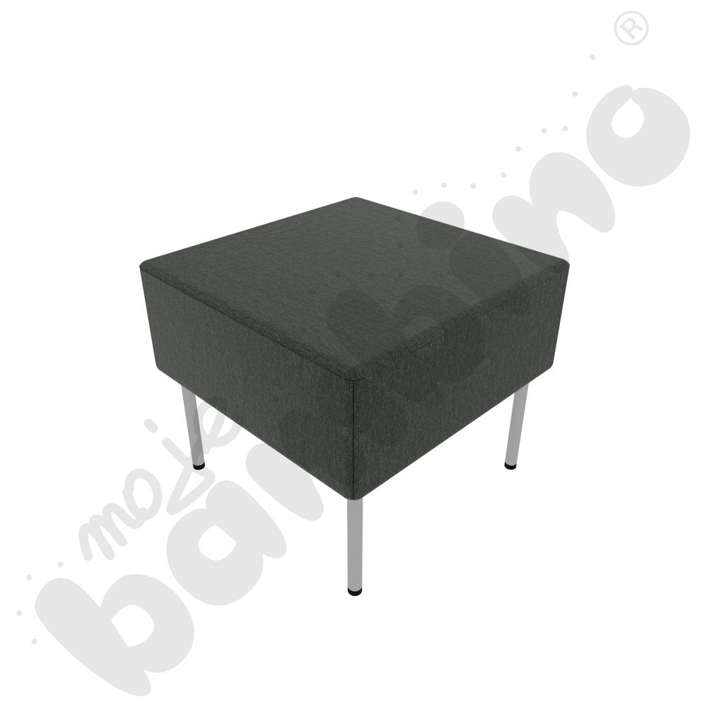 Pufa Versa 50x50 cm z filcowymi stopkami, stelaż jasnoszary, tkanina RO33 Pufa Versa 50x50 cm z filcowymi stopkami, stelaż jasnoszary, tkanina RO33