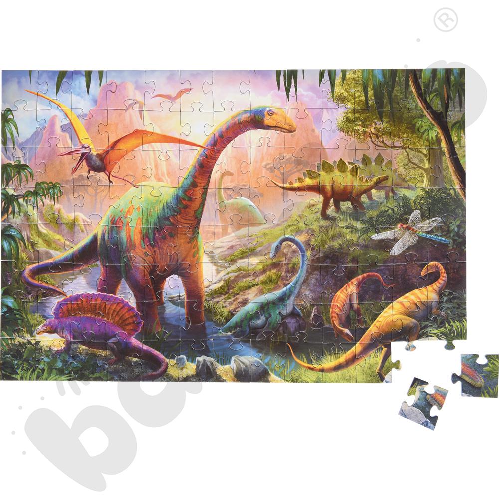 Puzzle Świat dinozaurów 100 elem.