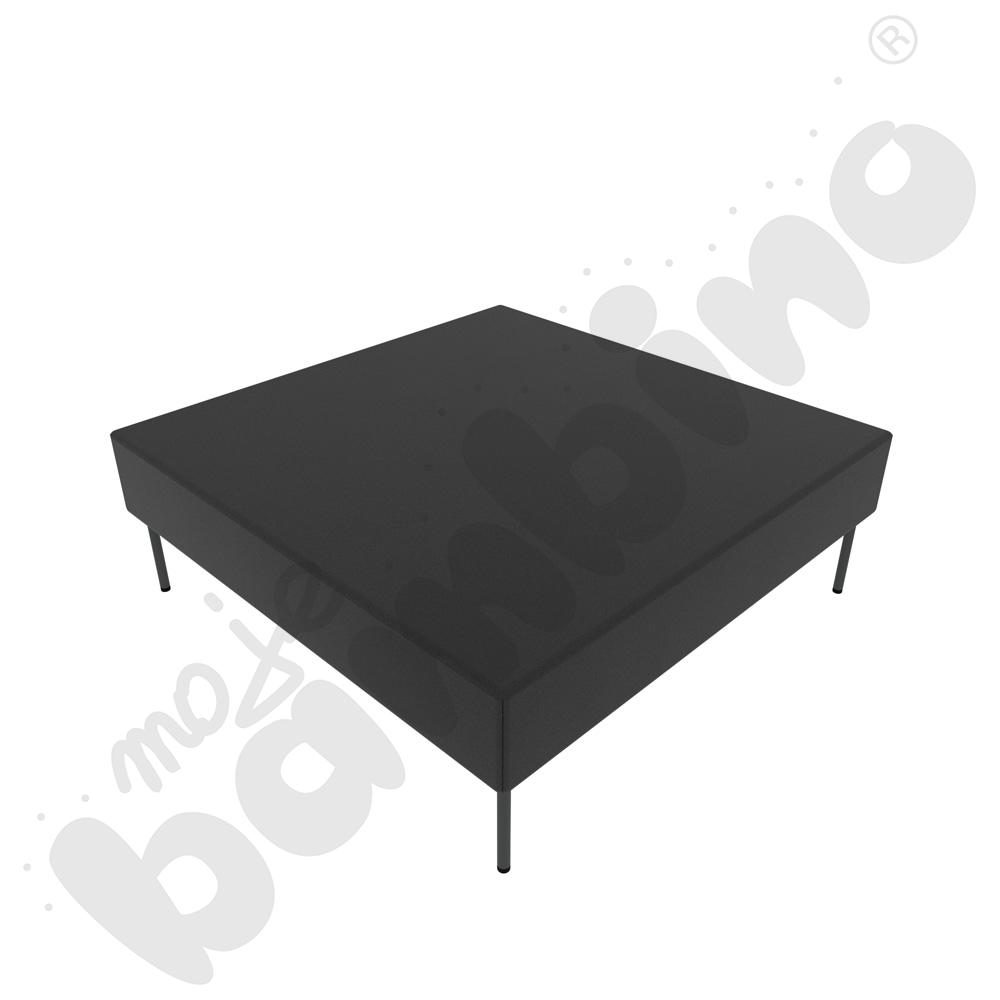 Pufa Versa 120x120 cm z filcowymi stopkami, stelaż antracytowy, tkanina BD14