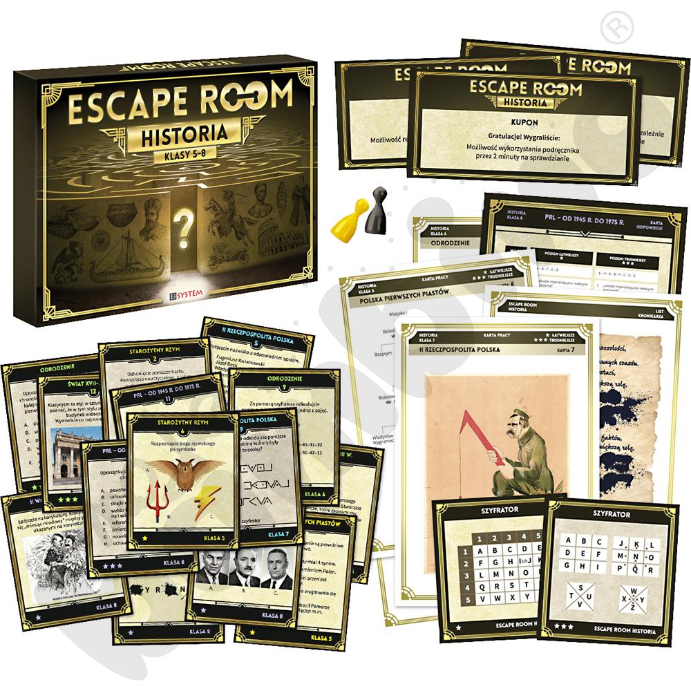 Szkolny escape room - historia