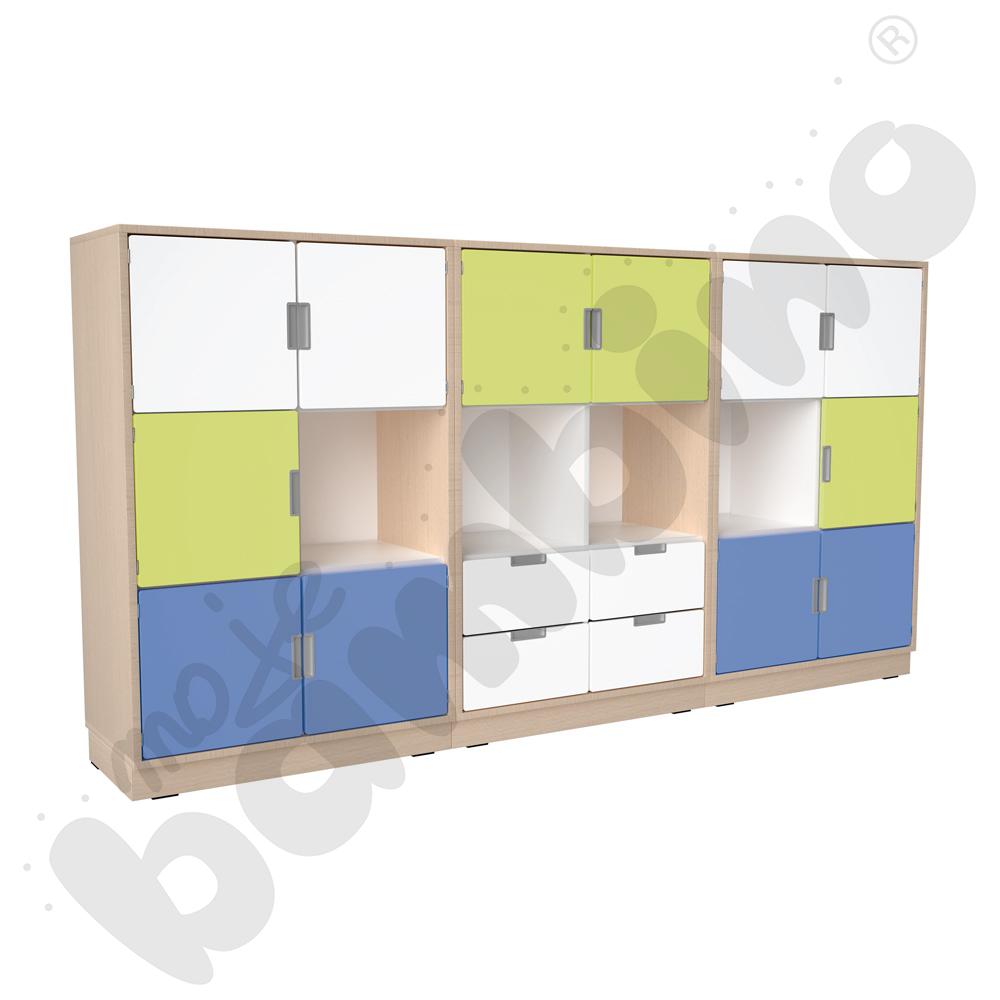 Quadro - zestaw 13, 90 st., skrzynia klon jasny