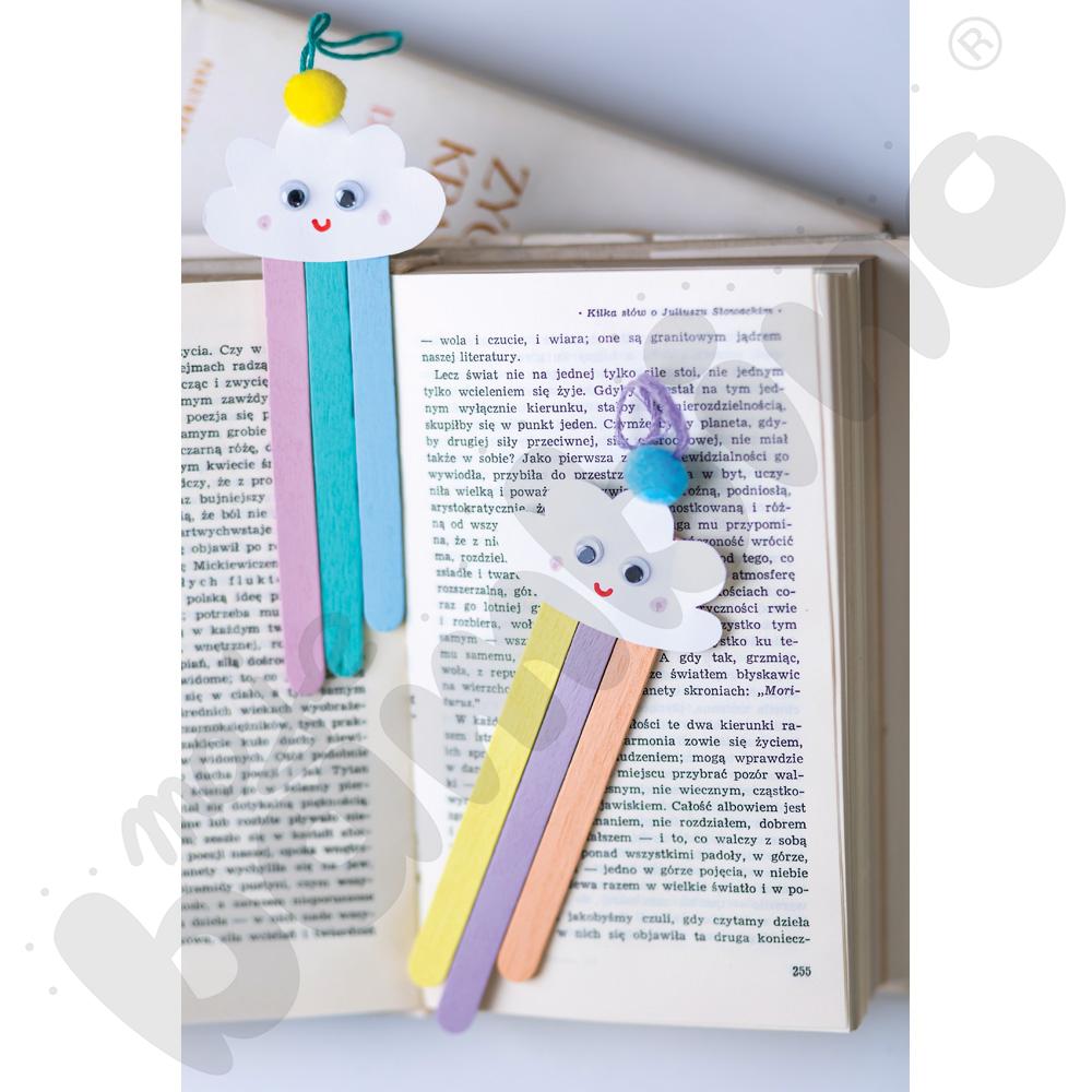 Patyczki drewniane - pastelowe Patyczki drewniane - pastelowe