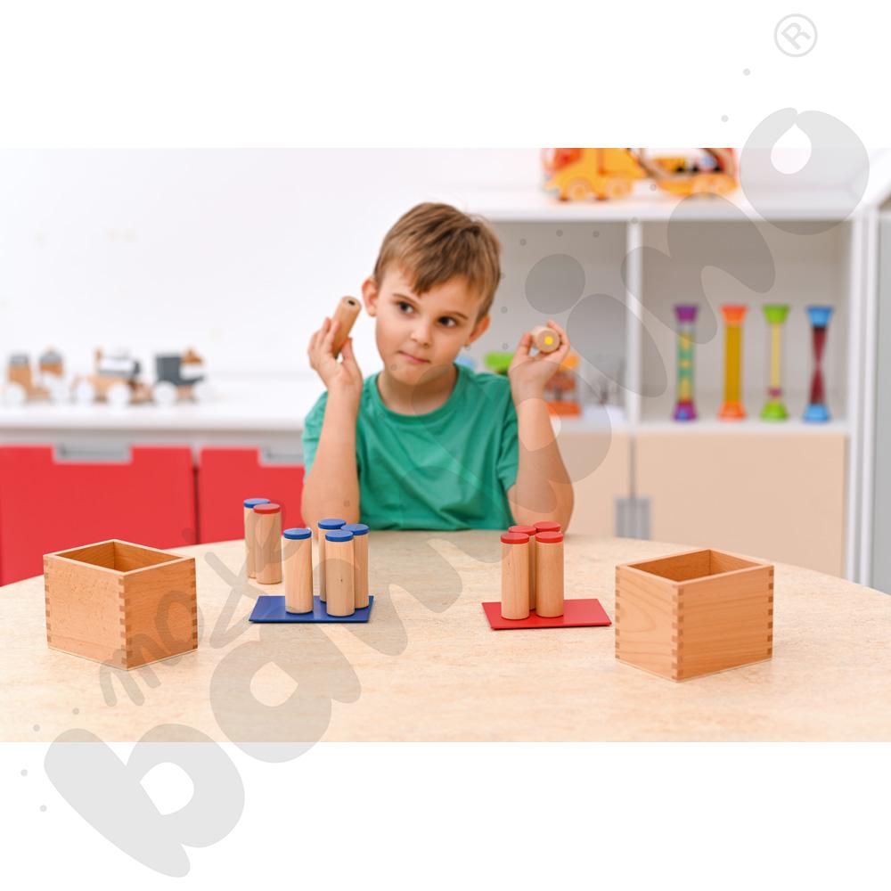 Puszki szmerowe Montessori