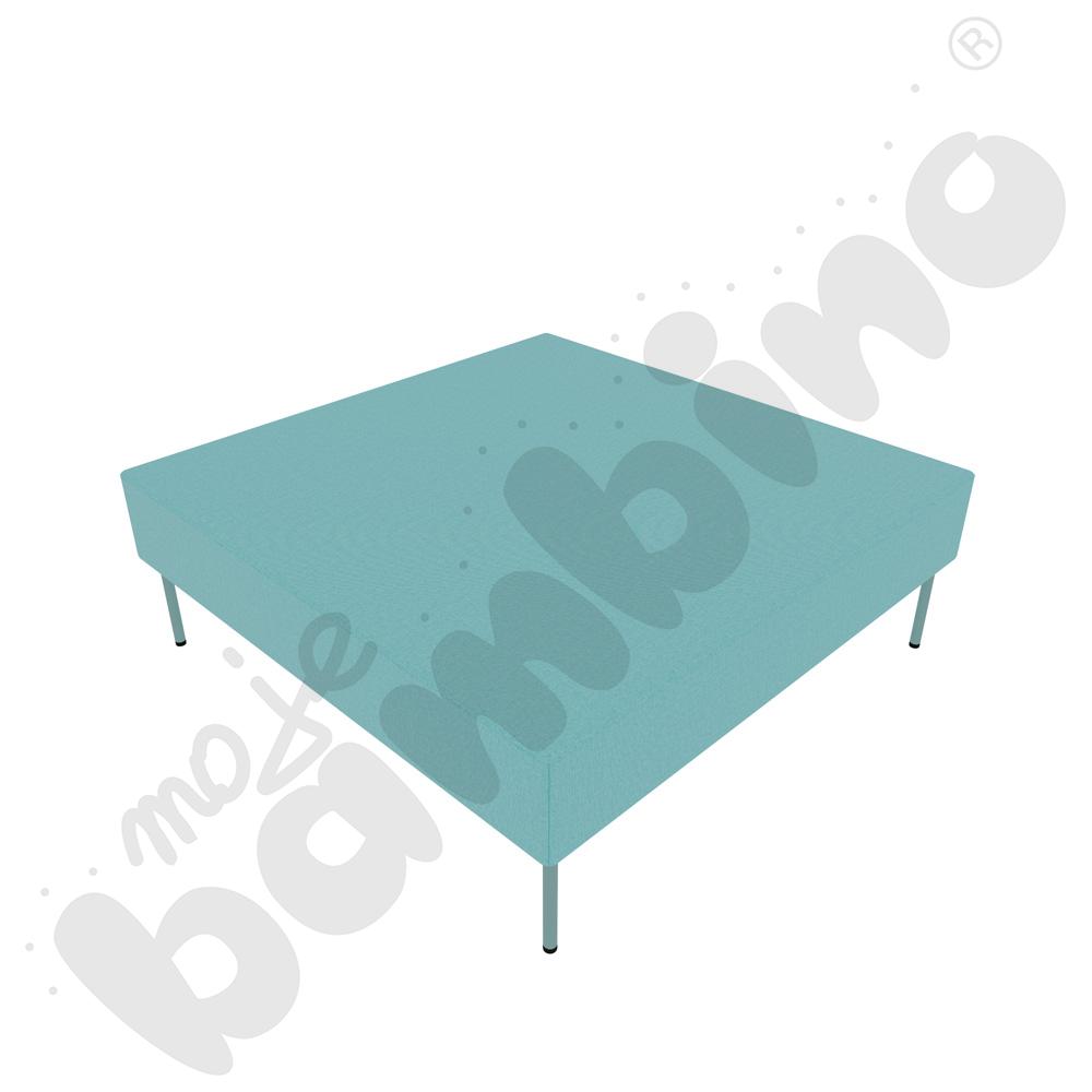 Pufa Versa 120x120 cm z filcowymi stopkami, stelaż turkusowy, tkanina RO20 Pufa Versa 120x120 cm z filcowymi stopkami, stelaż turkusowy, tkanina RO20